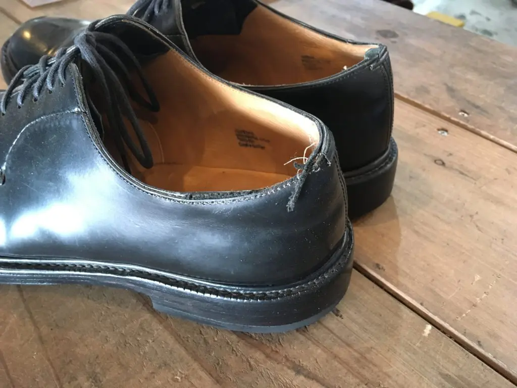 CHURCH'Sチャーチの履き口パイピング修理 - 靴修理RADIAN名古屋