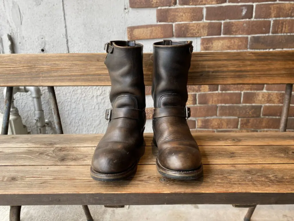 レッドウィング2268・エンジニアブーツソール交換修理 US ARMYとCAT'S