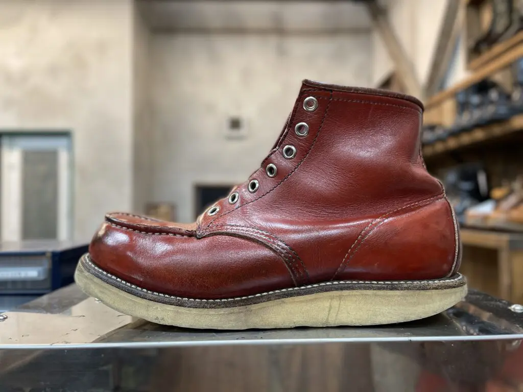 白系のソールでもこんなに変わる？REDWING・アイリッシュ