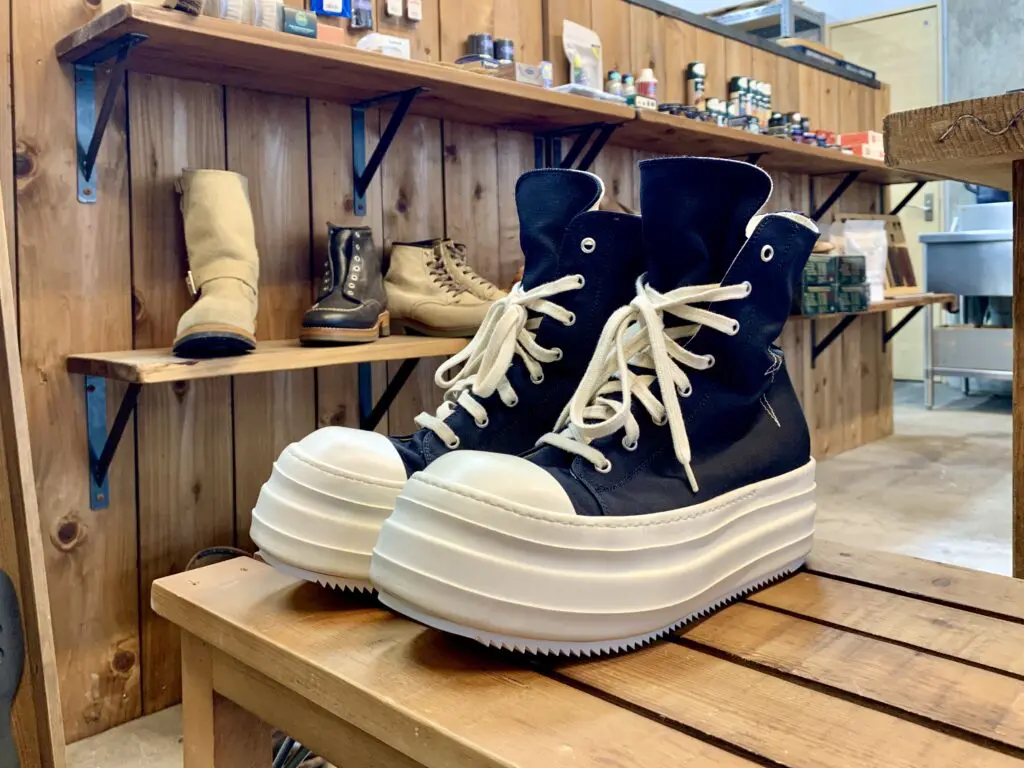 Rick Owens DRKSHDW】ガンガン履き込むならビブラムソール補強がお勧め