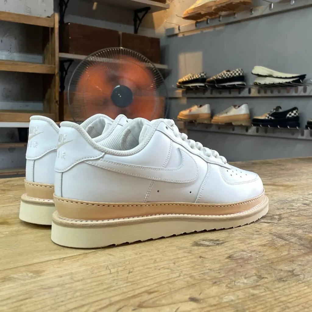 ナイキ・エアフォース1のスニーカーカスタム - 靴修理RADIAN名古屋