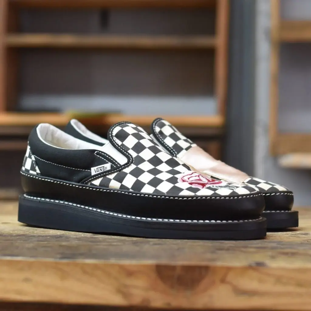 VANS RECOUTURE バンズ リクチュール カスタム ビブラムソール CUSTOM AUTHENTIC -RECOUTURE × VANS × ANEX- – ANEX -KOBE-