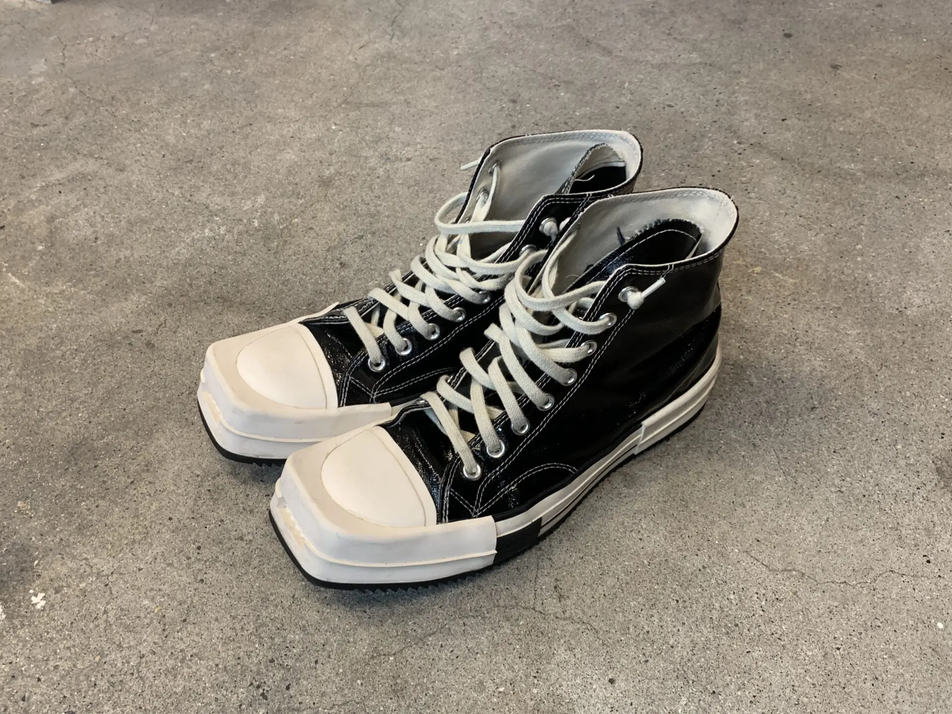 ソール補強】Rick Owens DRKSHDW×CONVERSE スニーカーのソール補強