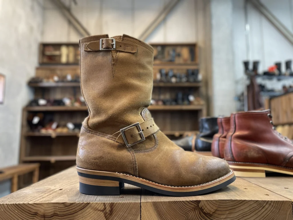 REDWING 8178 エンジニアブーツのスチール抜き・フラットボックス