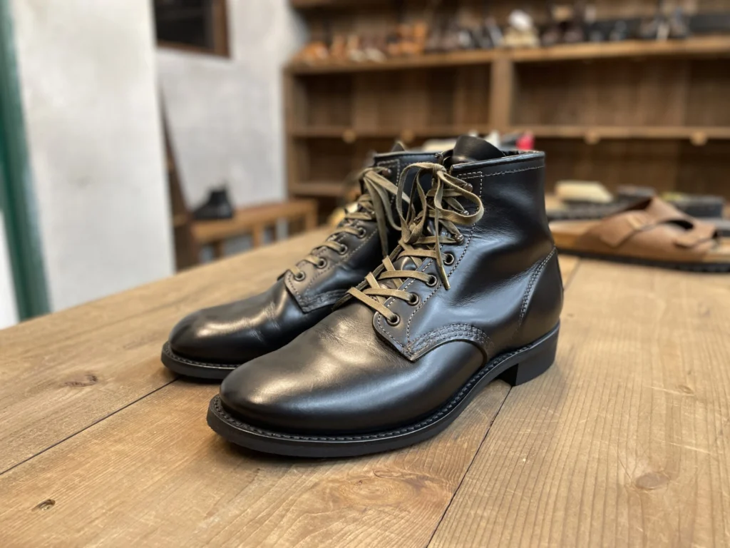 【サイドジップカスタム➕おまけシューツリー】ベックマン9060 フラットボックス REDWING 9060・ベックマンフラットボックスをDr.Soleへ！ - 靴修理