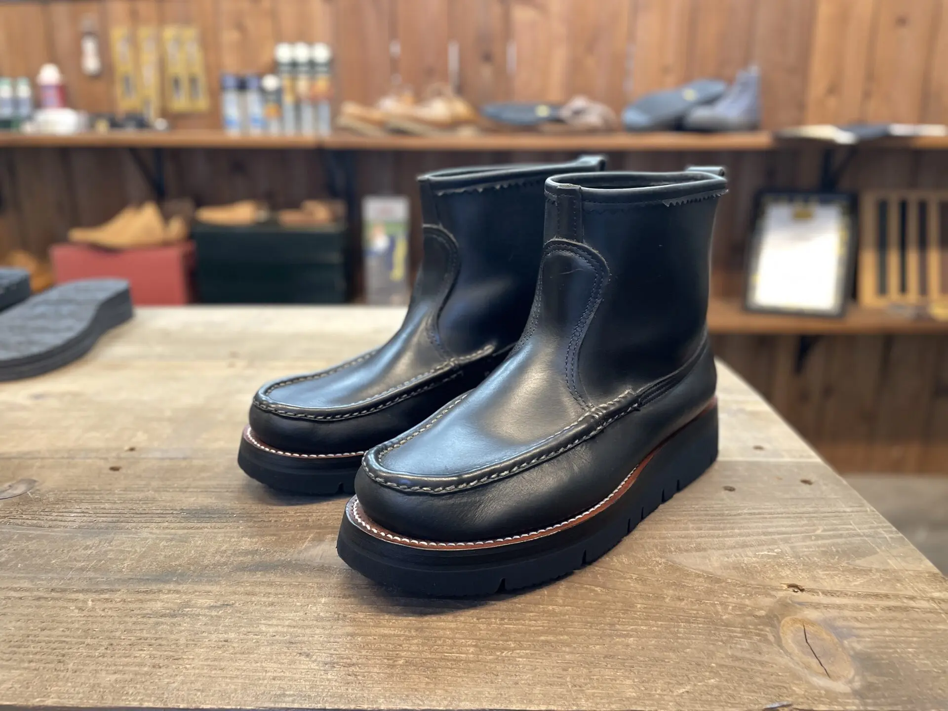 ラッセルモカシン・ノックアバウトをボリュームアップカスタム - 靴