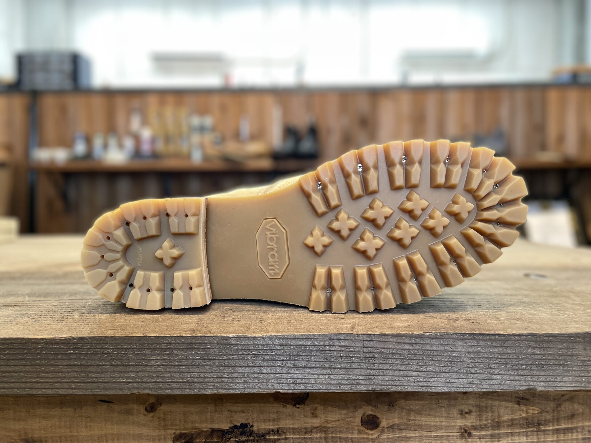 Vibram100 ハニー ラグソール レッドウィング