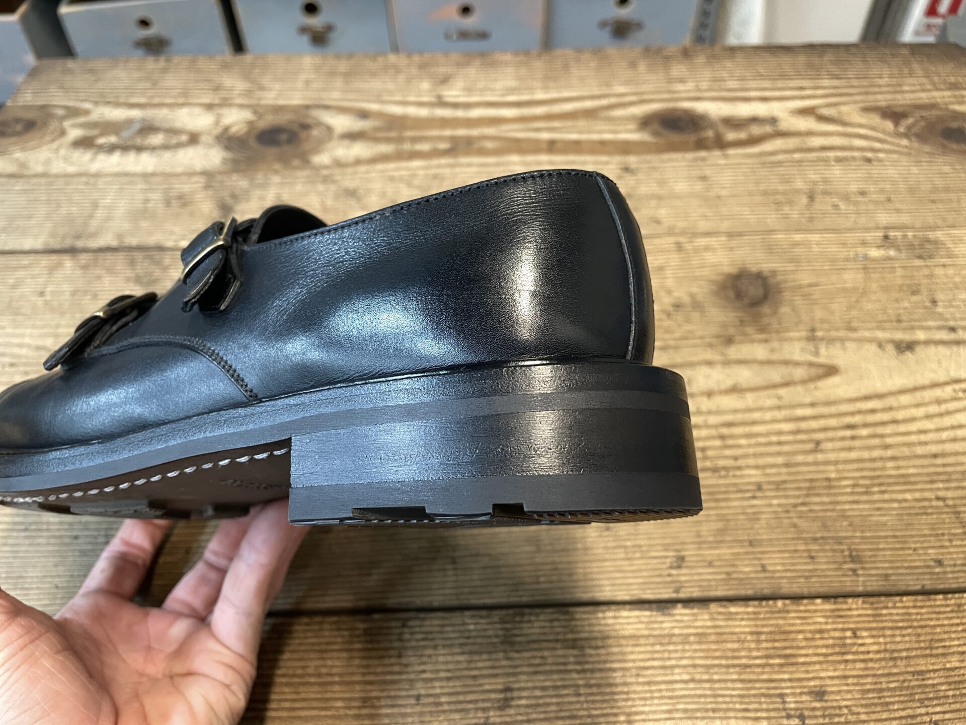 J.M. WESTON Vibram 5870 トップリフト交換